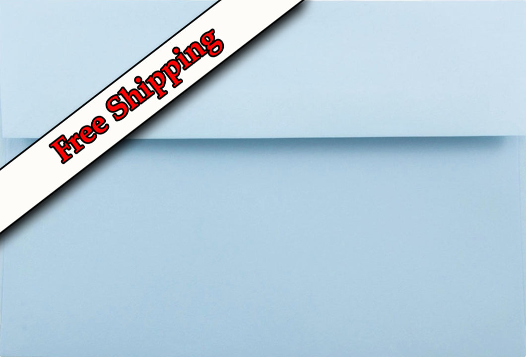 Sky Blue Envelopes add a little life to the usual Pastel for Invitations Bridal Baby Announcements Enclosure Cards Baby Boy Showers Weddings A1 A2 A6 A7