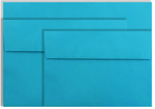 Load image into Gallery viewer, Bright Blue 70lb Envelopes perfect for Invitations Announcements Response Cards Showers Weddings A2 A6 A7
