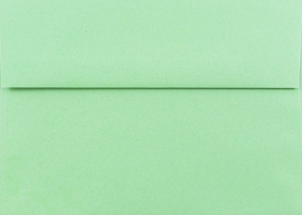 Pastel Green Envelopes perfect for Invitations Announcements Response Cards Showers Weddings A2 A6 A7