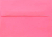 Load image into Gallery viewer, Hot Pink 70lb Envelopes perfect for Invitations Announcements Response Cards Showers Weddings A1 A2 A6 A7 Neon
