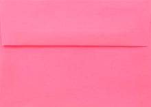 Load image into Gallery viewer, Hot Pink 70lb Envelopes perfect for Invitations Announcements Response Cards Showers Weddings A2 A6 A7 Neon
