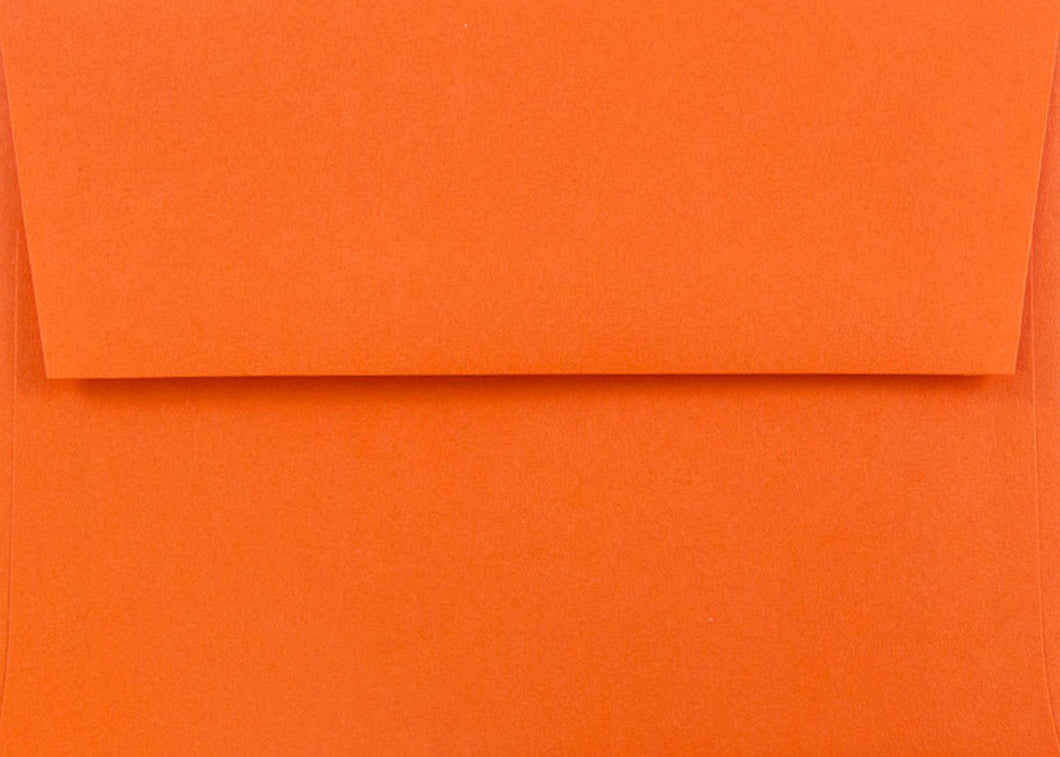 Pumpkin Orange 70lb Envelopes perfect for Invitations Announcements Response Cards Showers Weddings A1 A2 A6 A7
