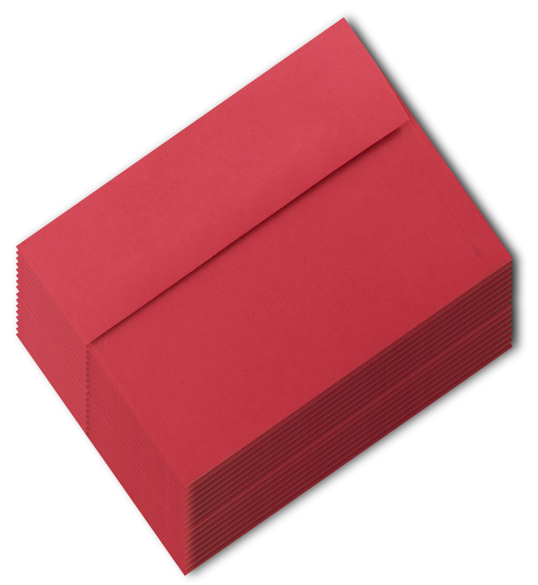 Holiday Red 70lb Envelopes perfect for those Special Response Cards Showers Weddings A1 A2 A6 A7