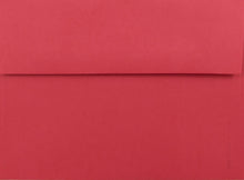 Load image into Gallery viewer, Holiday Red 70lb Envelopes perfect for those Special Response Cards Showers Weddings A1 A2 A6 A7
