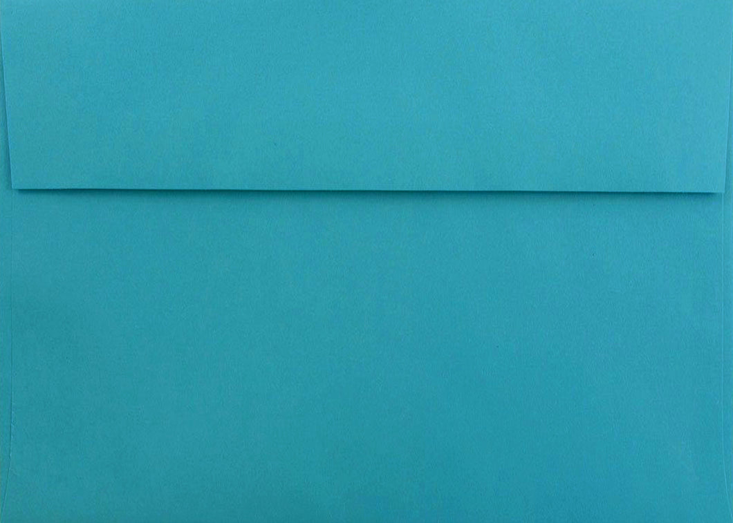 Aqua/Teal 70lb Envelopes add a Prestigious look to your Invitations Announcements Response Cards Showers Weddings A2 A6 A7